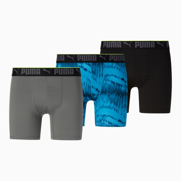 Men's Boxer Briefs [3 Pack], BLUE / BLACK, extralarge